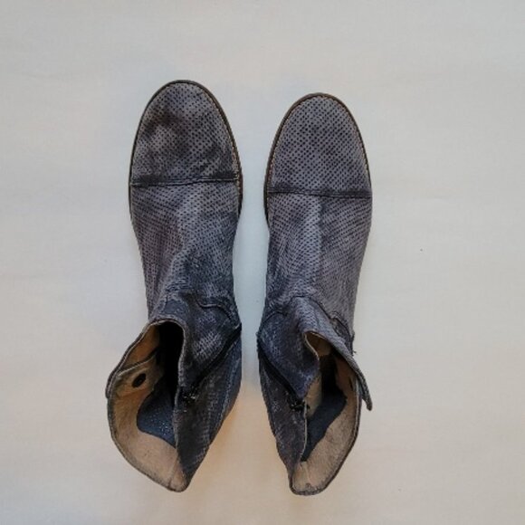 FREE PEOPLE WOMENS SUEDE BOOTIES SIZE 40 - Picture 6 of 10